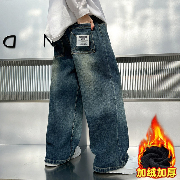 Damen weite Jeanshose Drune