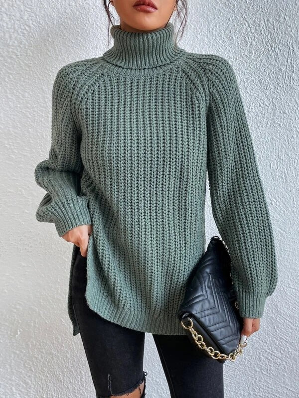 Damen Rollkragenpullover Drune
