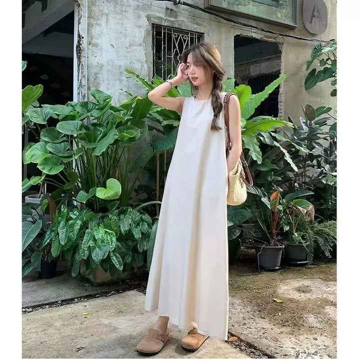 Damen Minimalistisches Kaftankleid in A-Linie