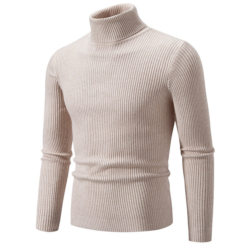 Herren feiner Rollkragenpullover aus langlebigem Strickmaterial Drune