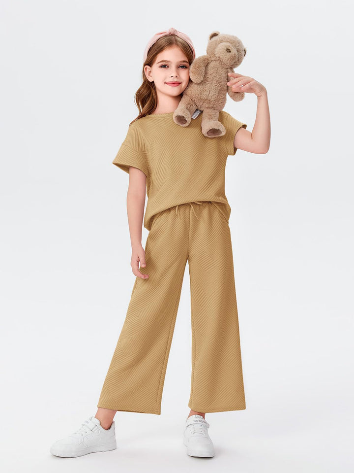 Damen sommerliches Freizeit-Set aus leichter, atmungsaktiver Baumwolle Drune
