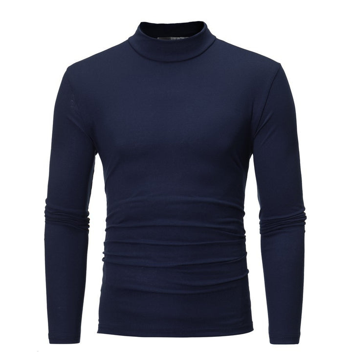 Herren Rollkragenpullover mit enger Passform und edel strukturiertem Material Drune