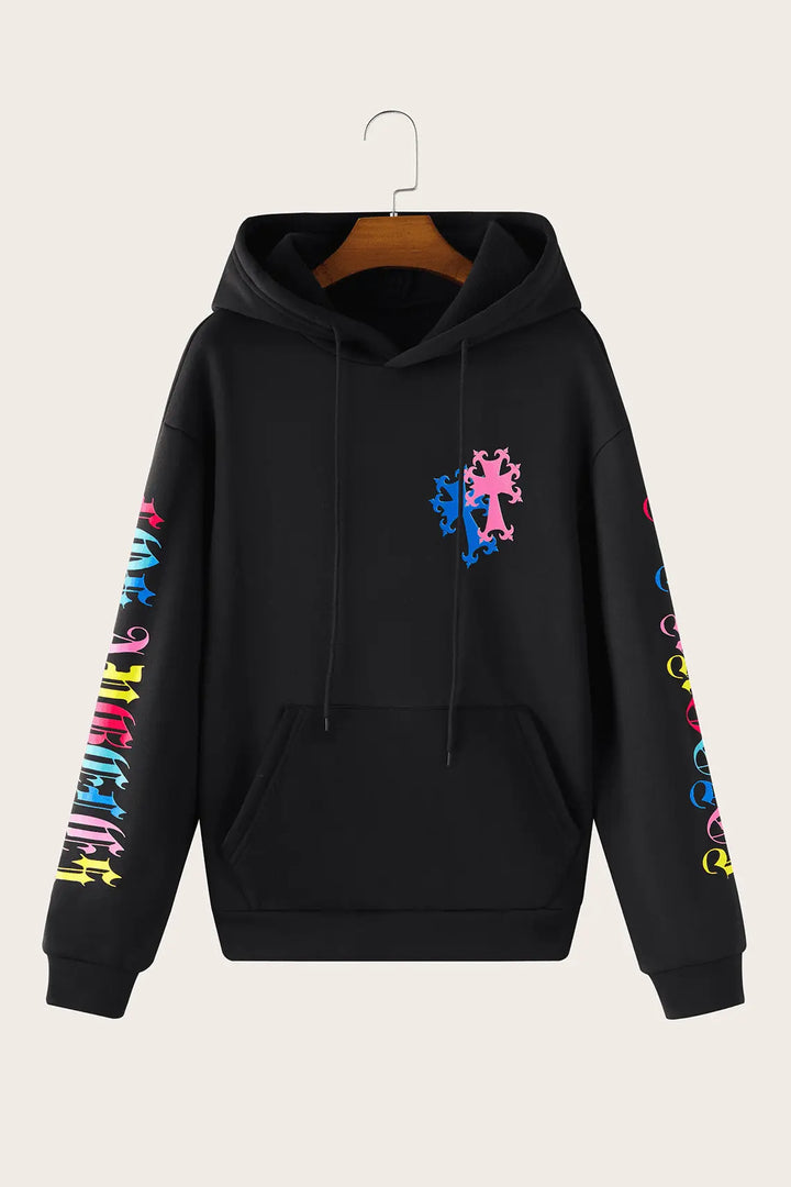 Damen Urbaner Hoodie mit auffälligem Grafikdesign Drune