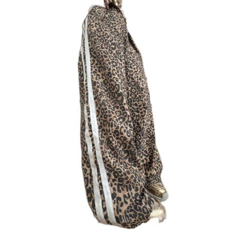 Damen Elegante Maxihose mit Leopardenmuster Drune