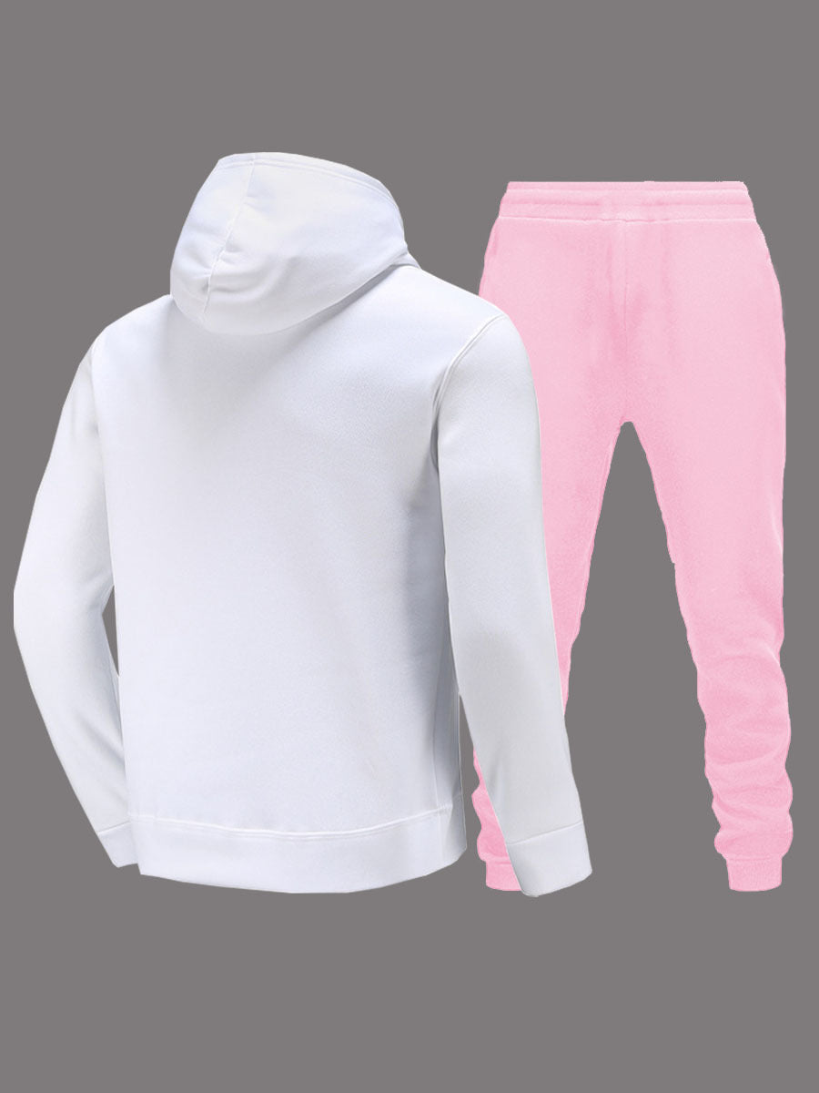 Damen Hoodie und Jogginghose Set mit fesselndem Grafikdesign Drune