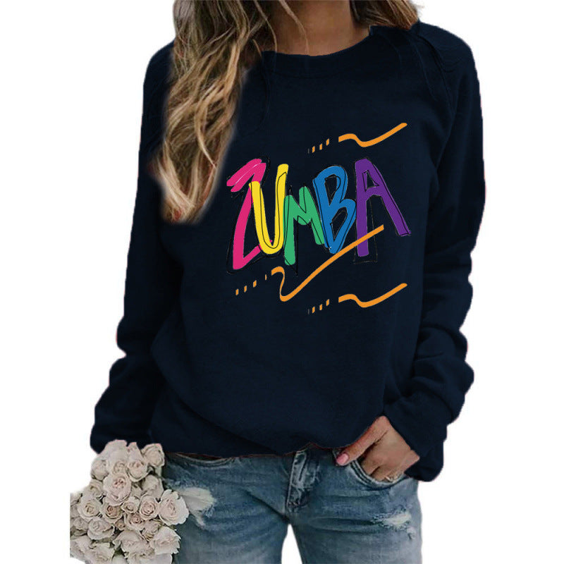 Damen Sweatshirt mit modernem Zumba-Design und lässiger Passform Drune