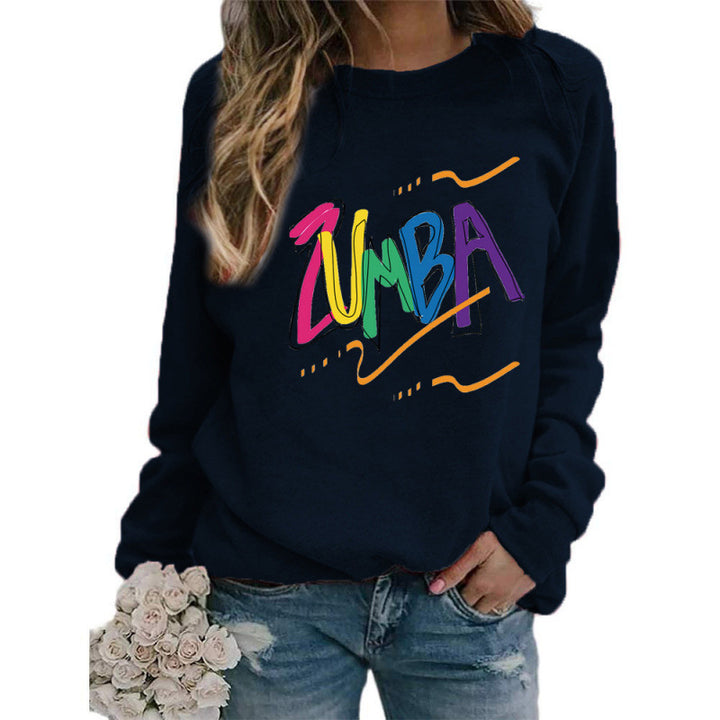 Damen Sweatshirt mit modernem Zumba-Design und lässiger Passform Drune