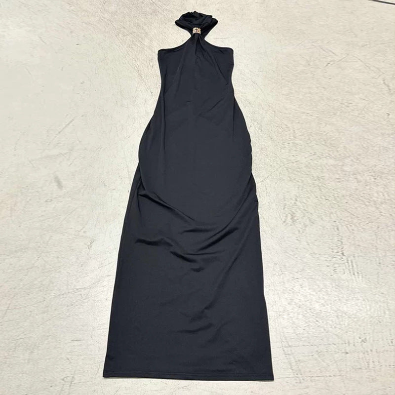 Damen Abendkleid mit schickem Halterdesign und eleganter Silhouette Drune