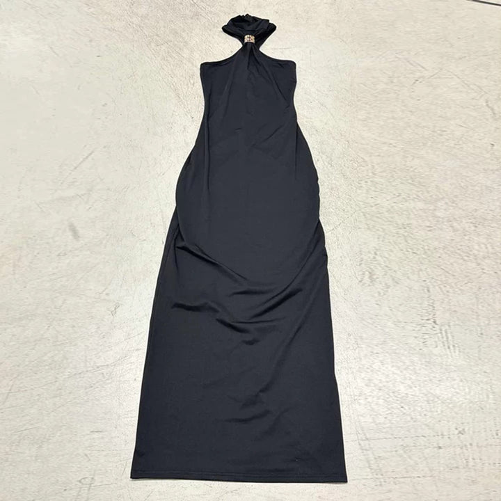 Damen Abendkleid mit schickem Halterdesign und eleganter Silhouette Drune