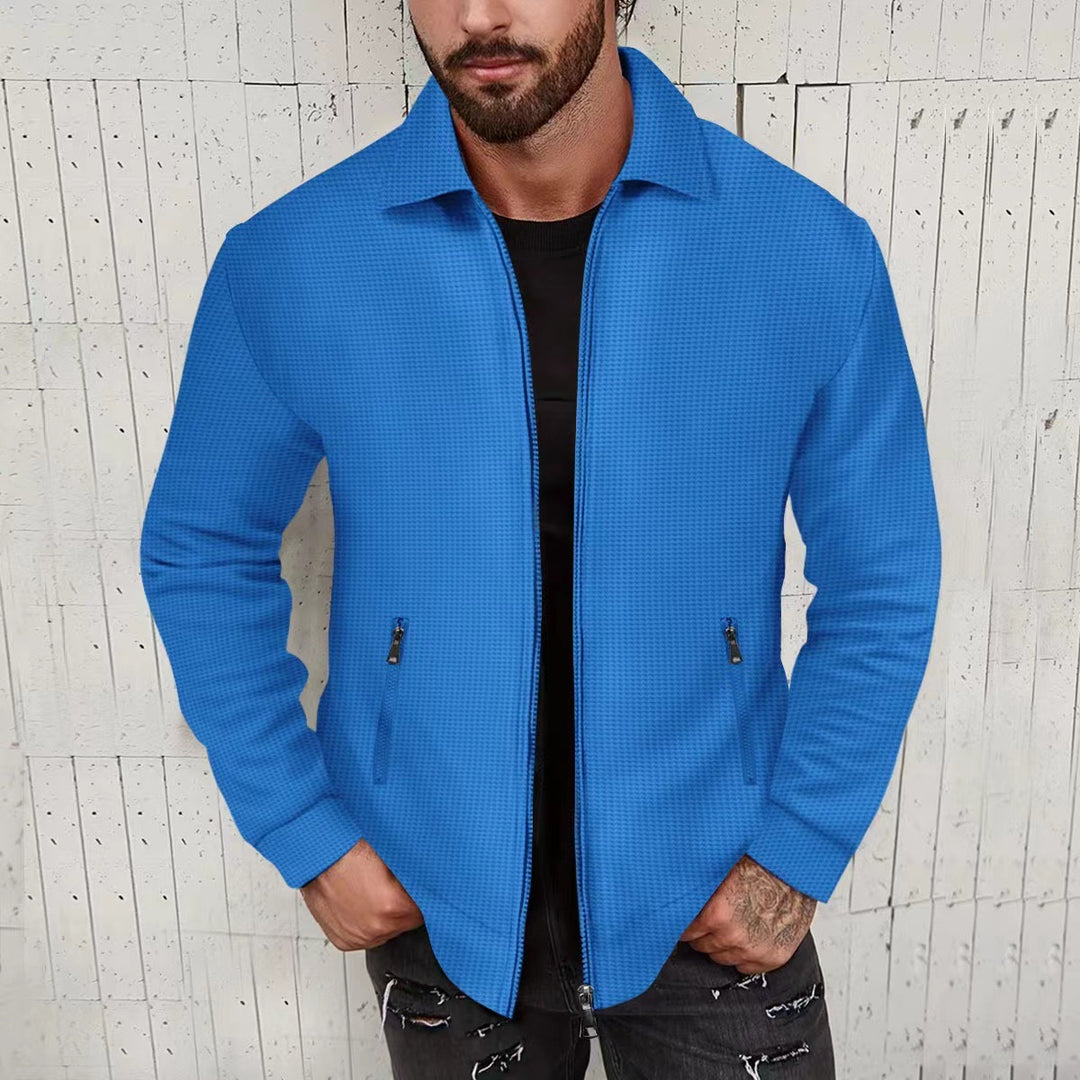 Herren modische Freizeitjacke mit strukturiertem Design und Modernem Schnitt Drune