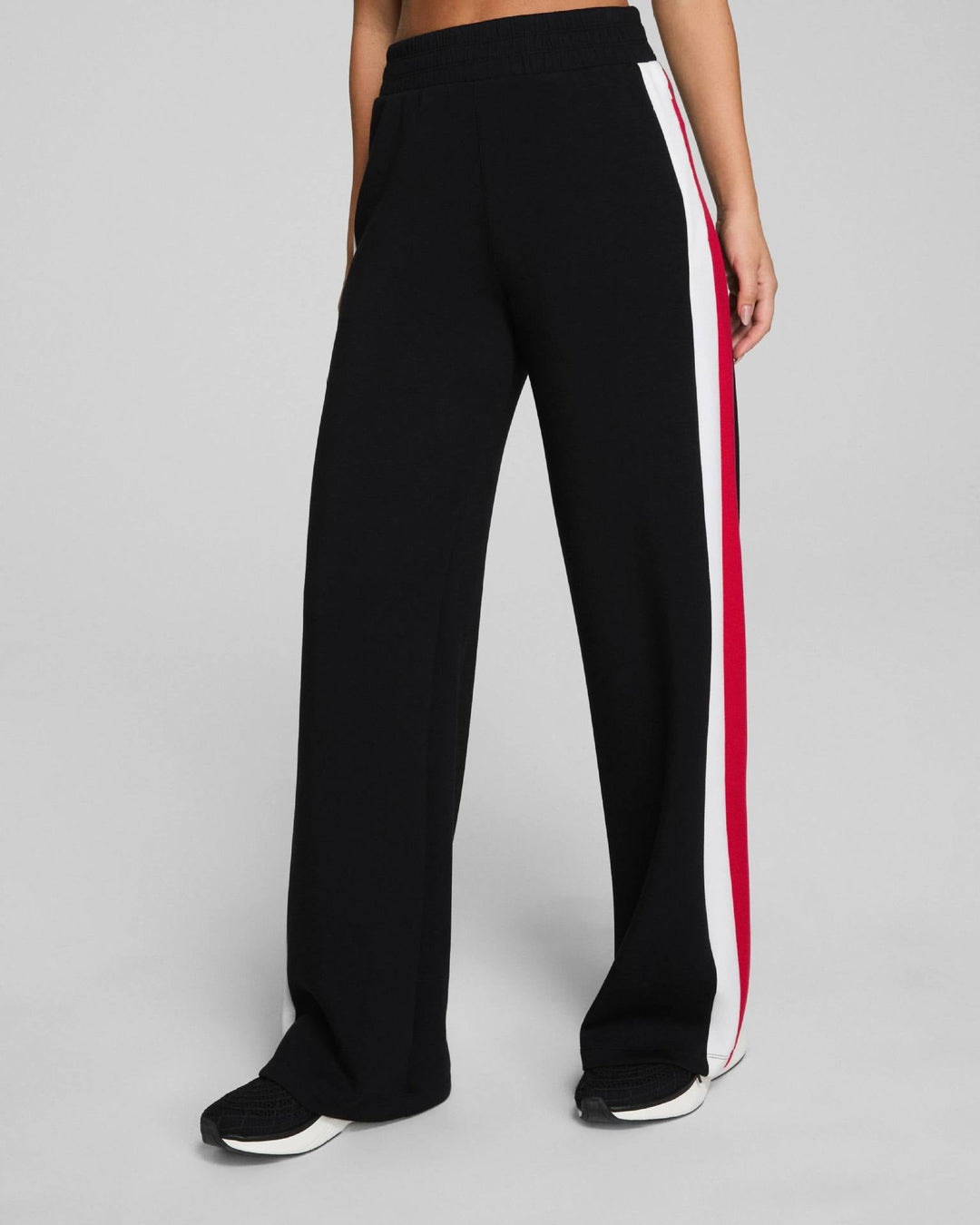 Damen Sportliche lange Hose mit seitlichen Kontraststreifen Drune