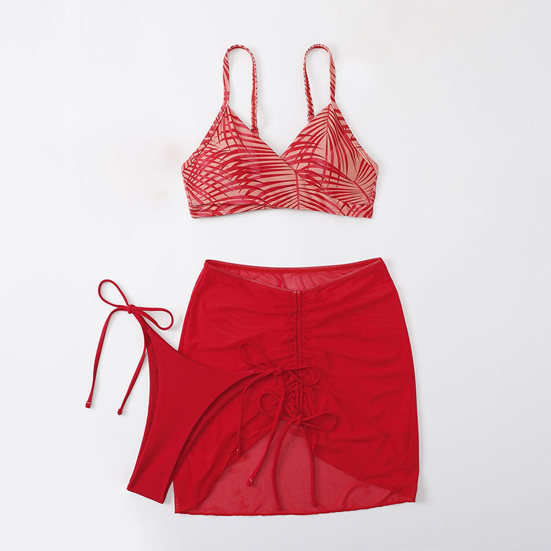 Damen Bikiniset mit verspieltem Rock Drune