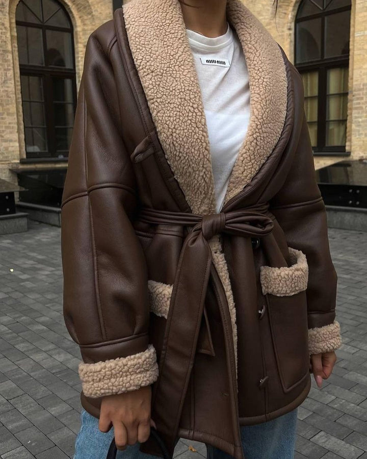 Damen Oversize Jacke mit hochwertiger Innenausstattung Drune