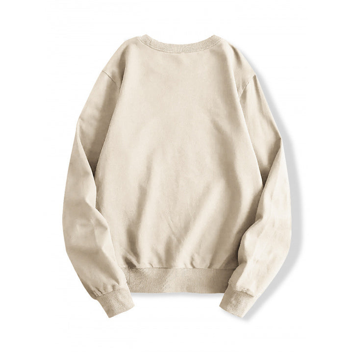 Damen Sweatshirt mit kreativem Tiger-Grafikdesign Drune