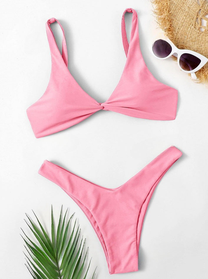 Damen Bikini-Set mit stilvoller Knotendetails Drune