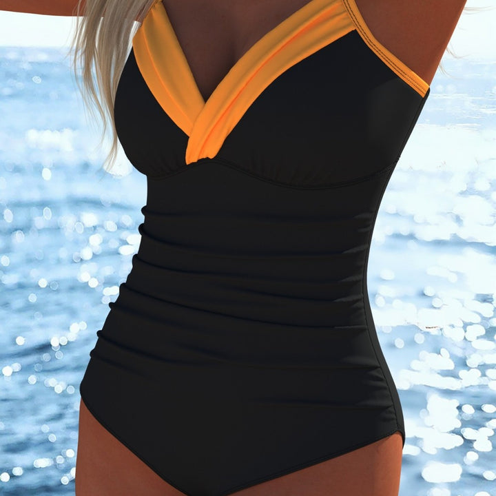 Damen Schwimmanzug mit raffiniertem Wickeldesign und komfortablem Schnitt Drune