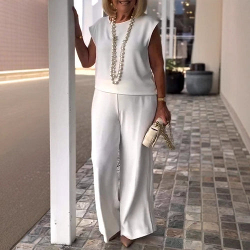 Damen Elegantes und bequemen Zweiteiliges Outfit mit weitem Schnitt Drune