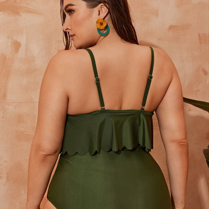 Damen Badeshort-Set mit attraktivem Rüschendesign Drune