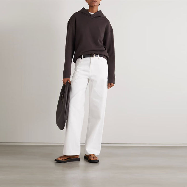 Damen bequemer Kapuzensweater aus hochwertigem Stoff Drune