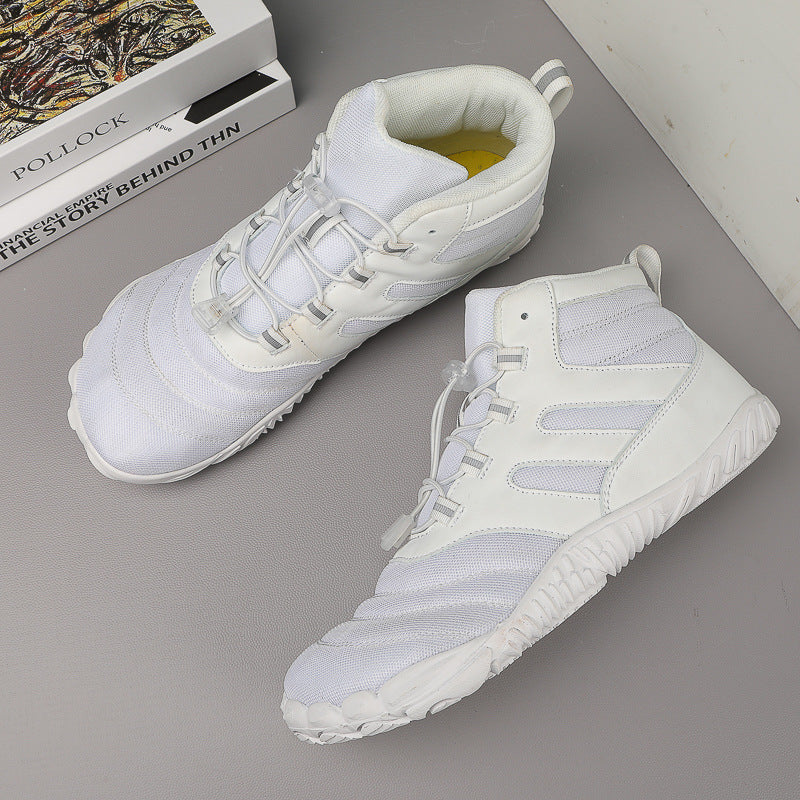 Unisex nan knöchelhoher barfußähnlicher Wassersportschuh mit Schnellzug-Schnürung und flexibler Profilsohle Drune