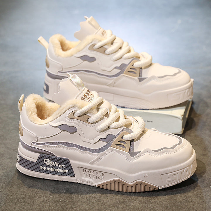 Damen Komfortable Sneaker mit warmem Innenfutter und rutschfester Sohle Drune