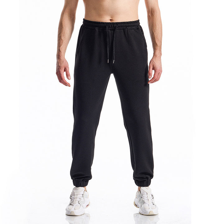 Herren bequeme Sporthose mit elastischem Bund und modernen Seitentaschen Drune