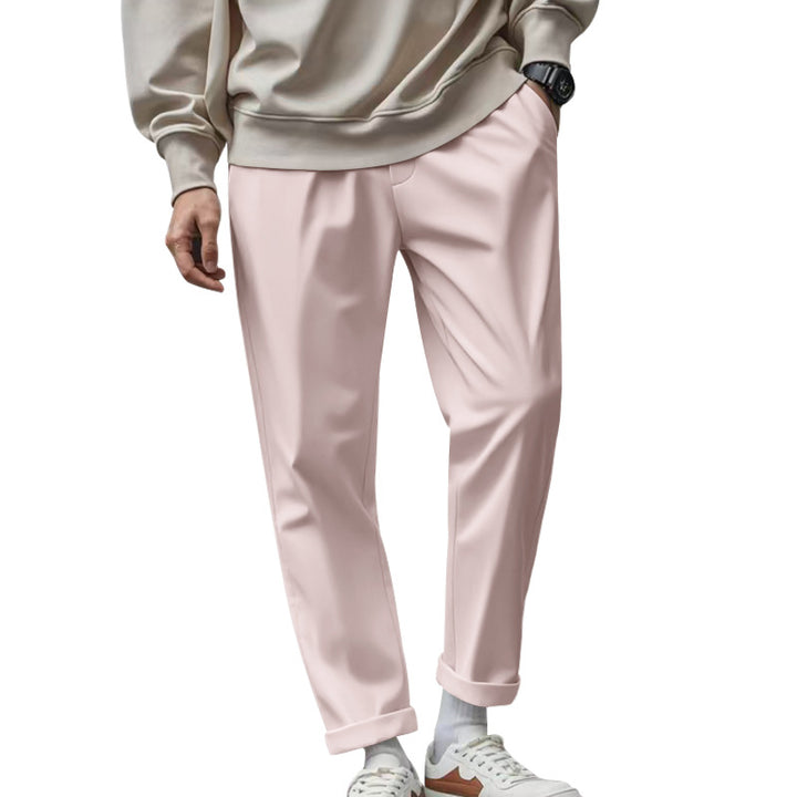 Herren Bequeme Stoffhose Drune