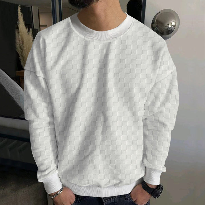 Herren Modischer Sweatshirt mit strukturiertem Design Drune