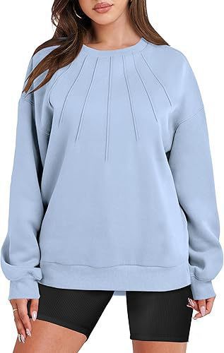 Damen Oversize Sweatshirt mit strukturiertem Design Drune