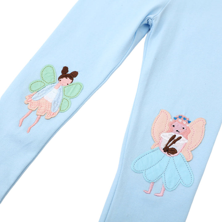 Mädchen Leggings mit zauberhaften Feenapplikationen Drune