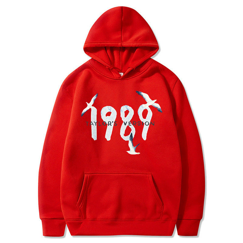 Damen Kapuzenpullover mit kreativem Vogelmotiv und hochwertiger Baumwolle Drune