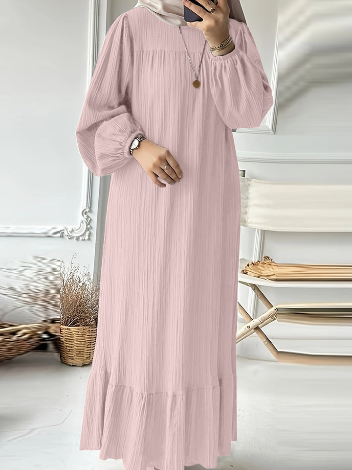 Damen Maxikleid aus leichtem Baumwollmischgewebe Drune