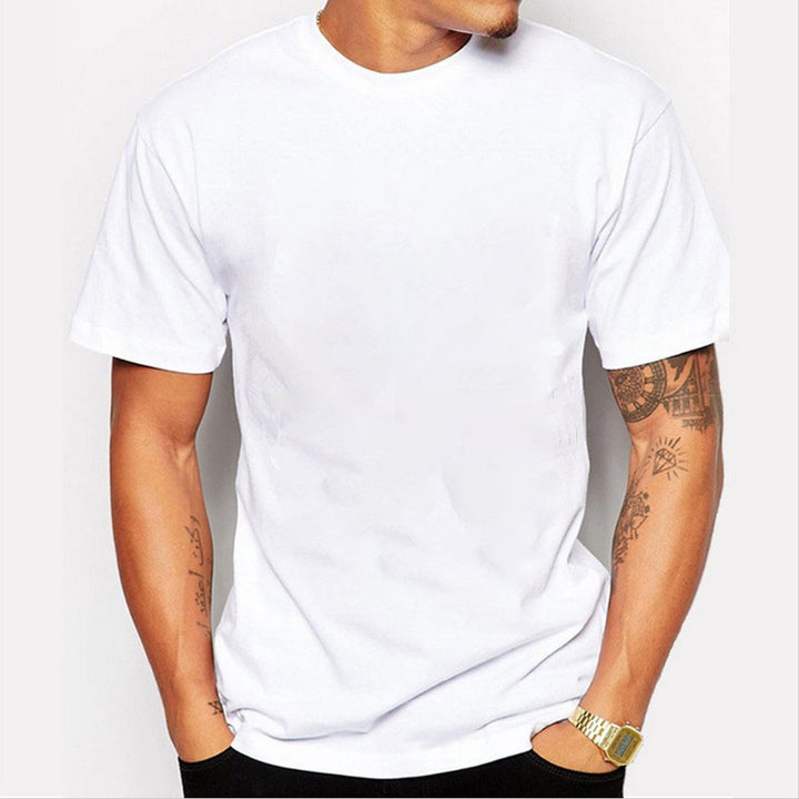 Herren Classic T-Shirt mit Rundhalsausschnitt aus hochwertiger Baumwolle Drune