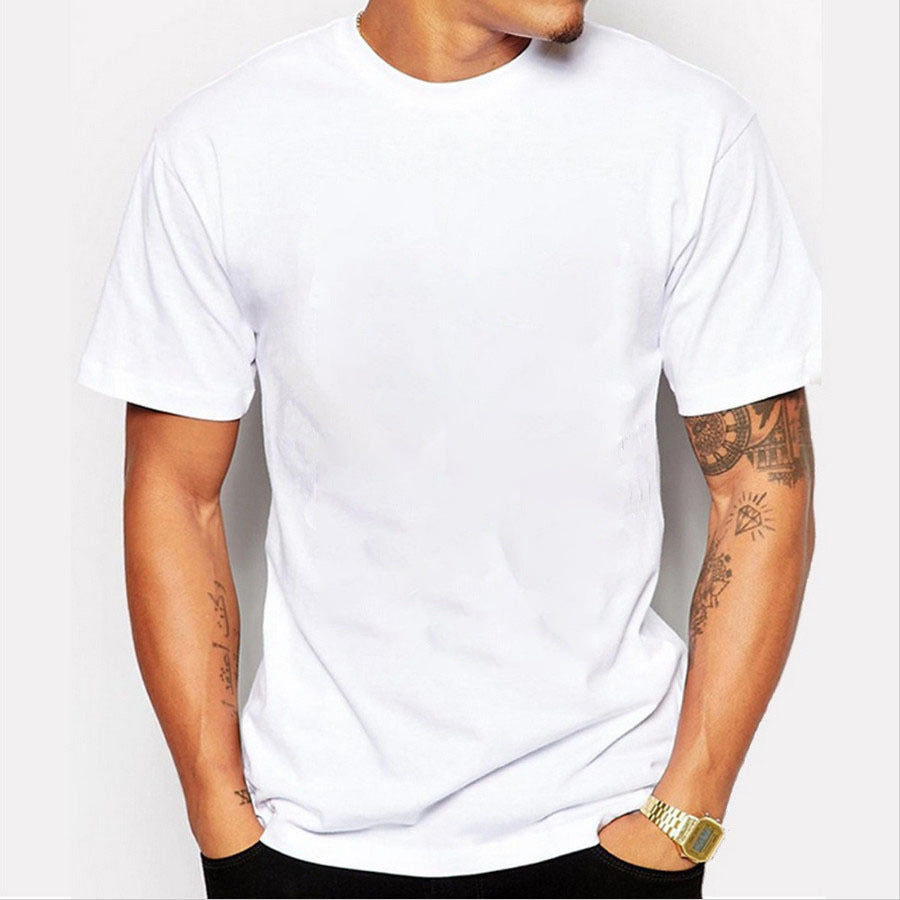 Herren Classic T-Shirt mit Rundhalsausschnitt aus hochwertiger Baumwolle Drune