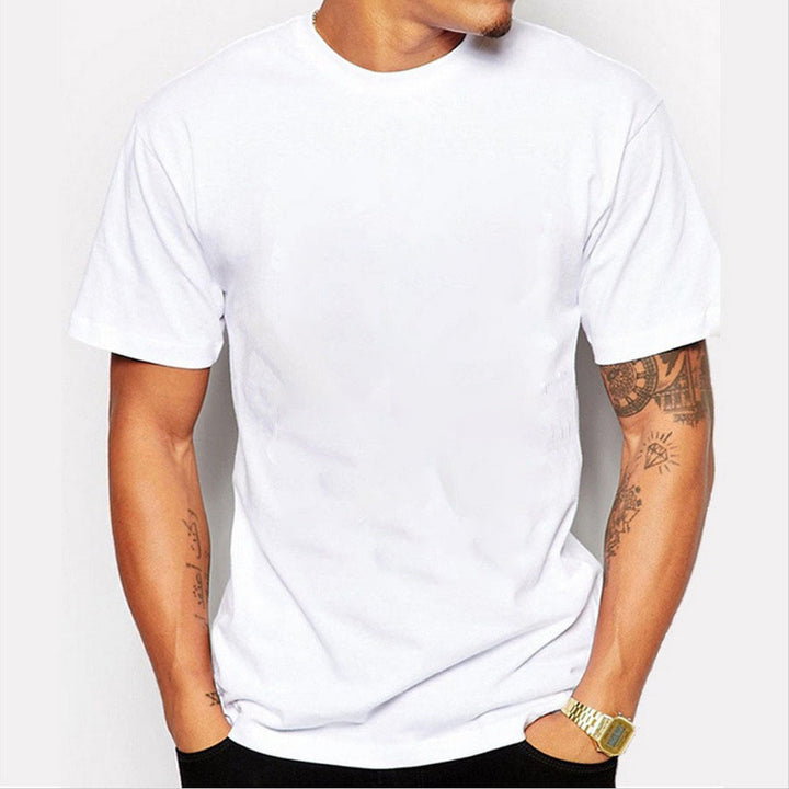 Herren Classic T-Shirt mit Rundhalsausschnitt aus hochwertiger Baumwolle Drune
