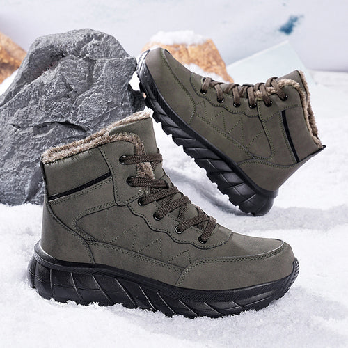 Damen Winterstiefel mit isolierendem Innenfutter und rutschfester Sohle Drune