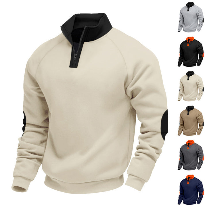 Herren Sportpullover mit hochwertigem Stehkragen Drune