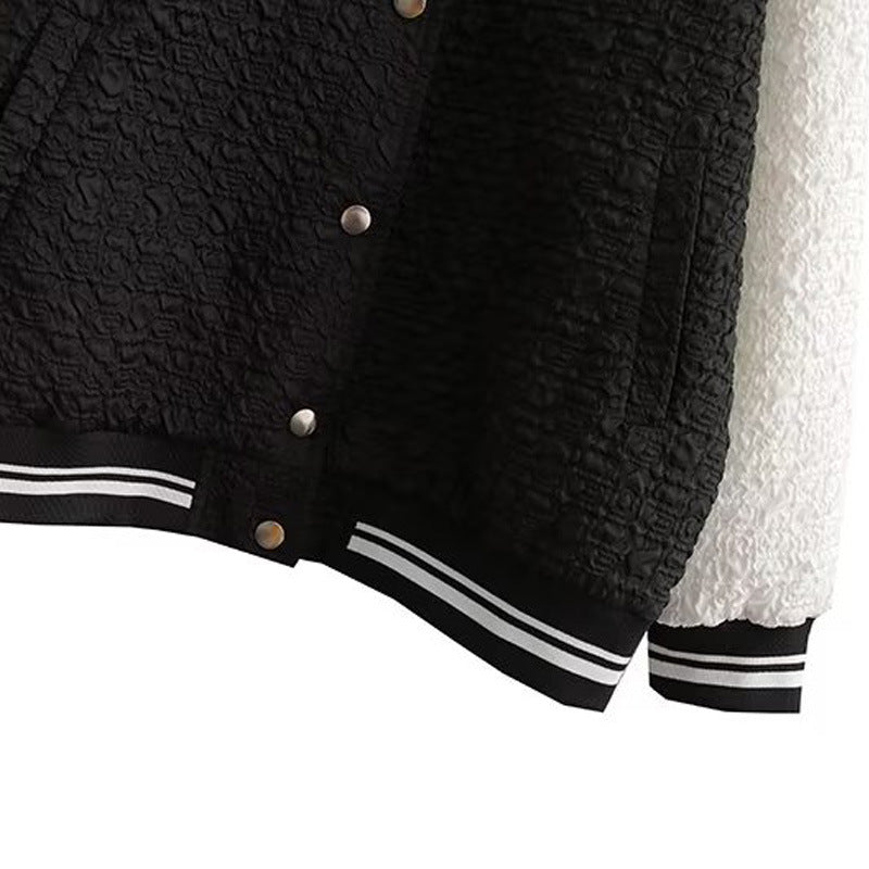 Damen Sportliche Bomberjacke mit strukturiertem Obermaterial und eleganten Details Drune