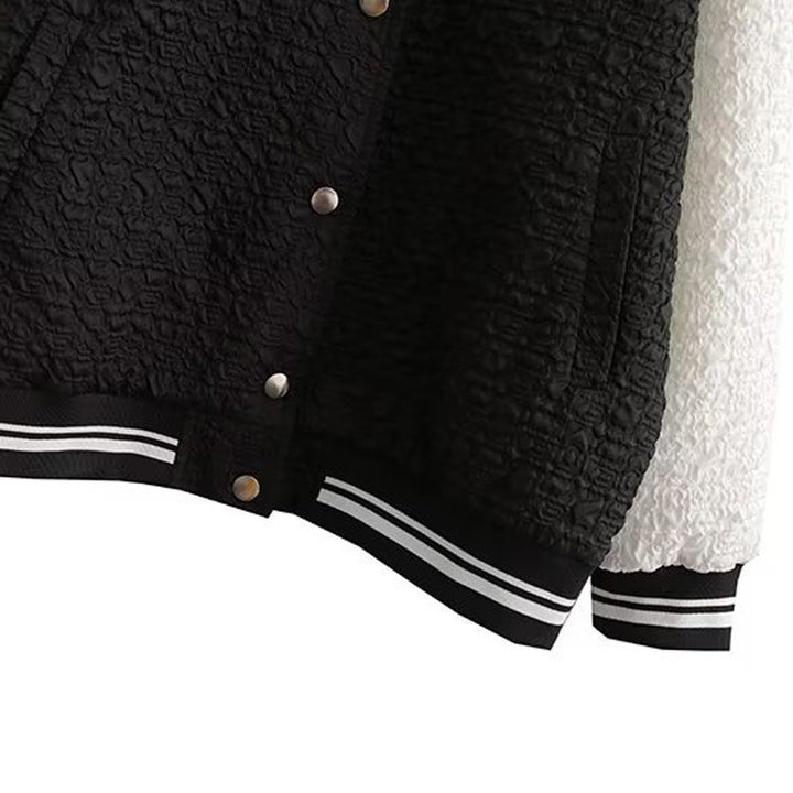Damen Sportliche Bomberjacke mit strukturiertem Obermaterial und eleganten Details Drune