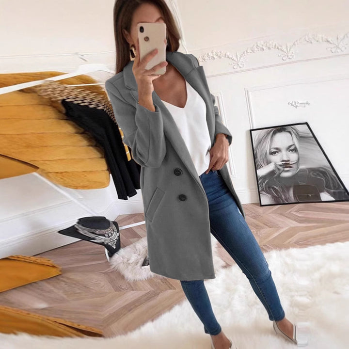 Damen Blazer im doppelten Knopfdesign Drune