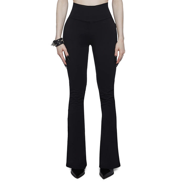 Damen Sportliche Bootcut-Hosen mit hohem Bund und Figur schmeichelndem Schnitt Drune