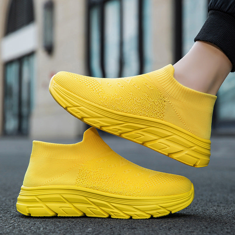 Damen Hochleistungs-Sneaker mit flexiblem Strick-Obermaterial und dämpfender Sohle Drune