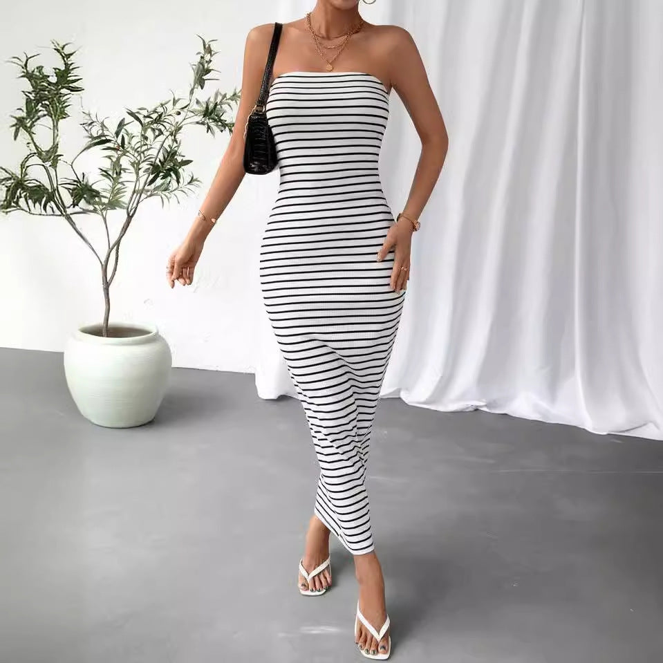 Damen Maxikleid im trendigen Streifenlook Drune