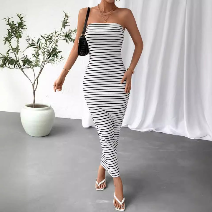 Damen Maxikleid im trendigen Streifenlook Drune