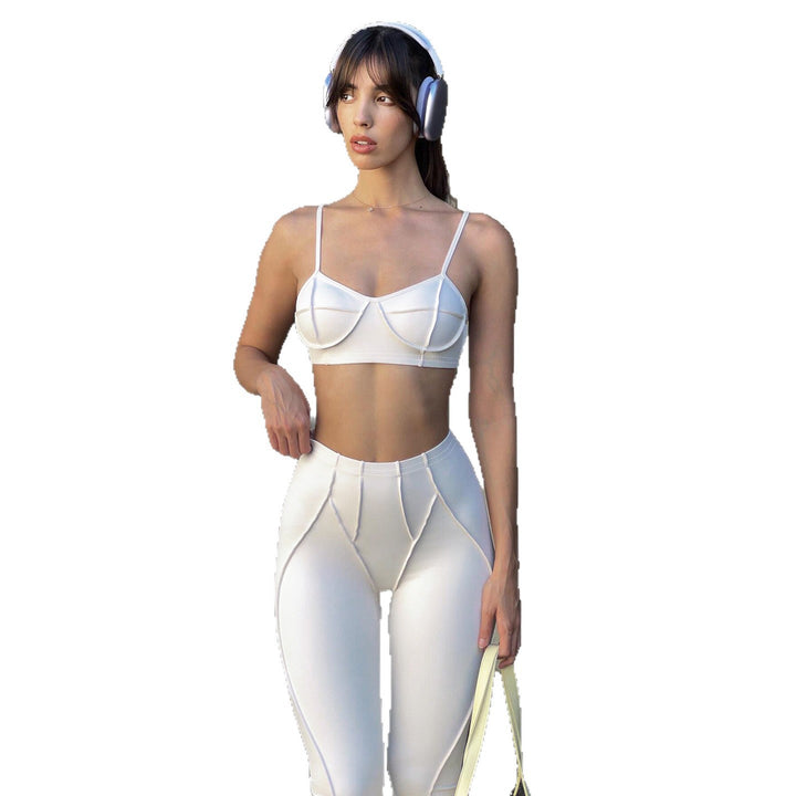Damen Modische Flared Pants aus innovativem Stretch-Material Drune