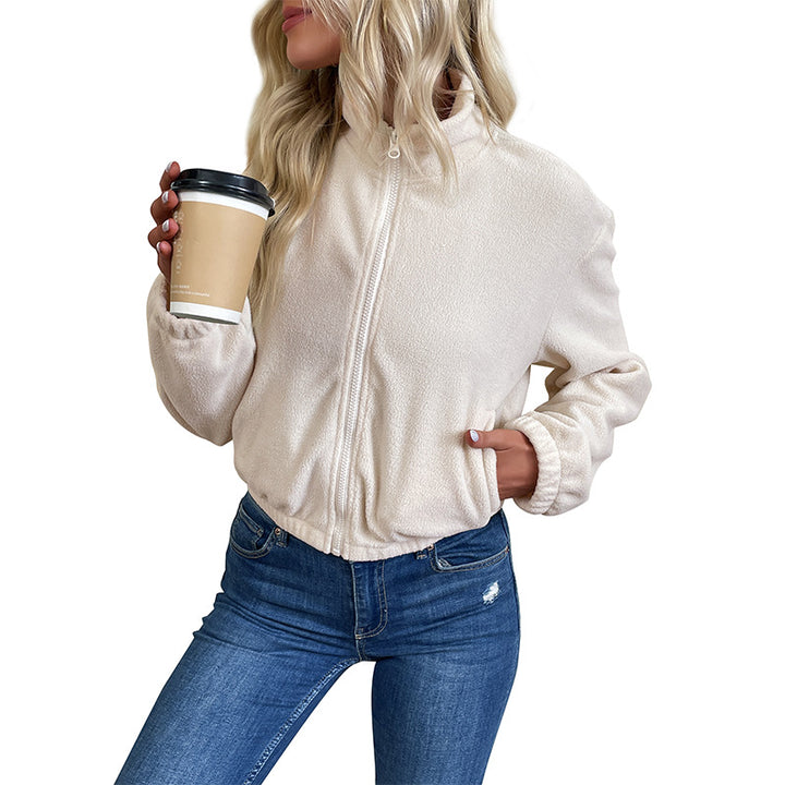 Damen Steppjacke mit hohem Kragen und Reißverschluss Drune