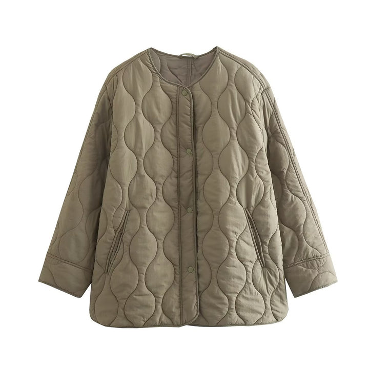 Femme Wattierte Utility-Jacke Drune