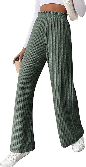 Drune | Lockere gestrickte lange Hose