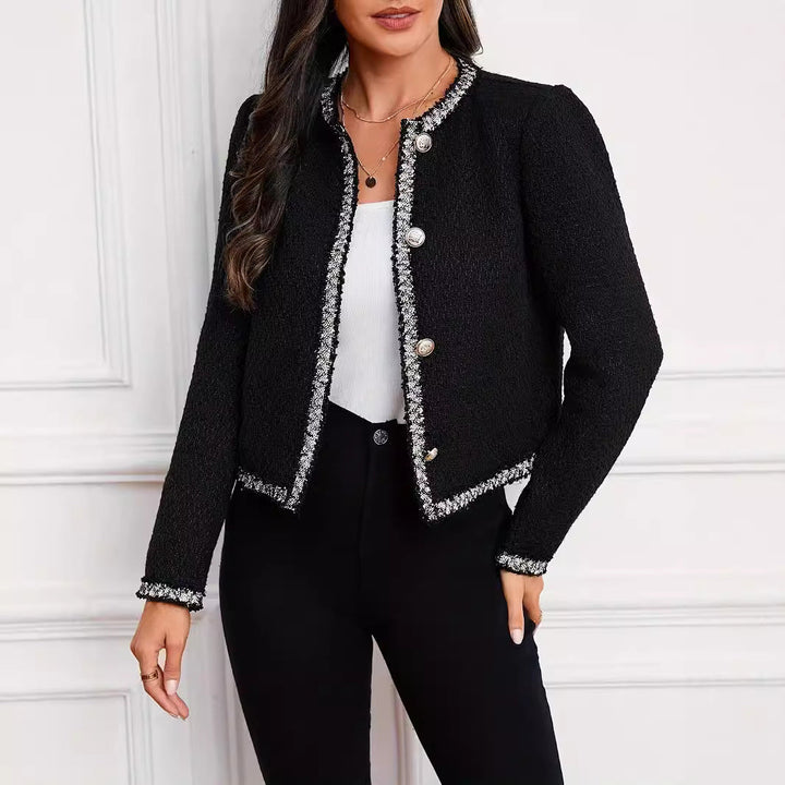 Damen elegante Jacke mit Struktur und Details Drune