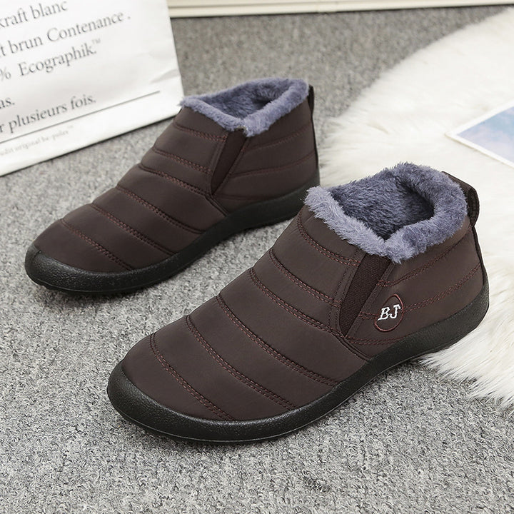 Damen gefütterte Freizeit-Stiefeletten mit rutschfester Sohle und praktischem Reißverschluss Drune